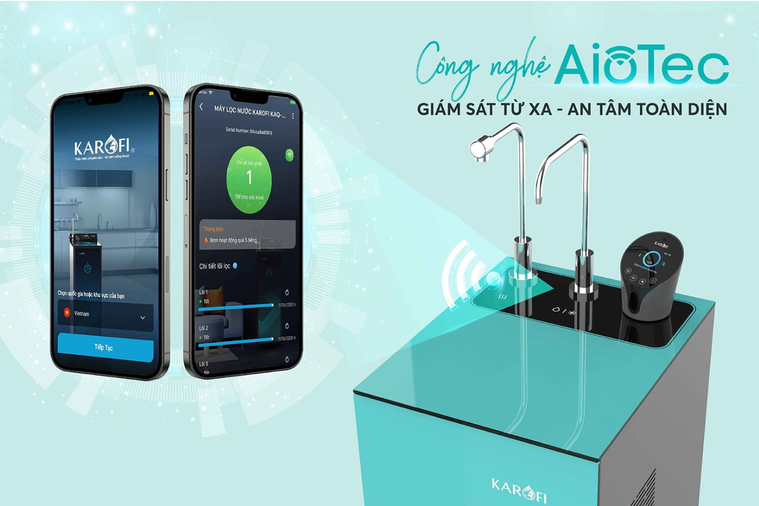 Công nghệ AIoTec hỗ trợ kiểm soát toàn diện ở bất cứ đâu và bất cứ lúc nào