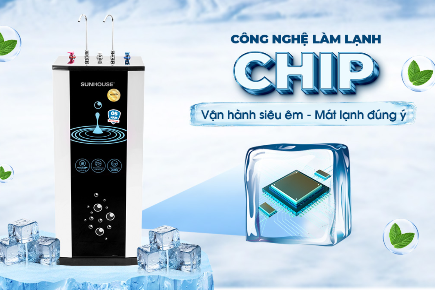 Ưu điểm của công nghệ Chip đó là độ êm ái khi vận hành