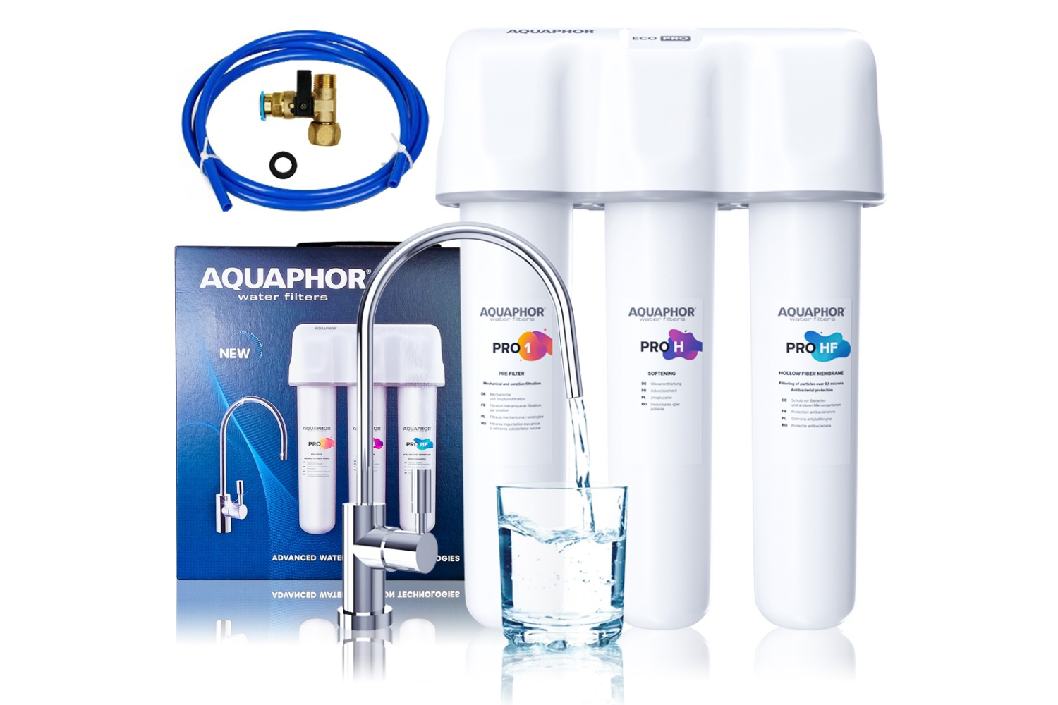Aquaphor ECO H Pro không dùng điện - không nước thải - không bình chứa