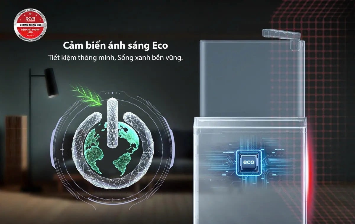 Toshiba TWP W2399SVN(M) trang bị cảm biến Eco thông minh