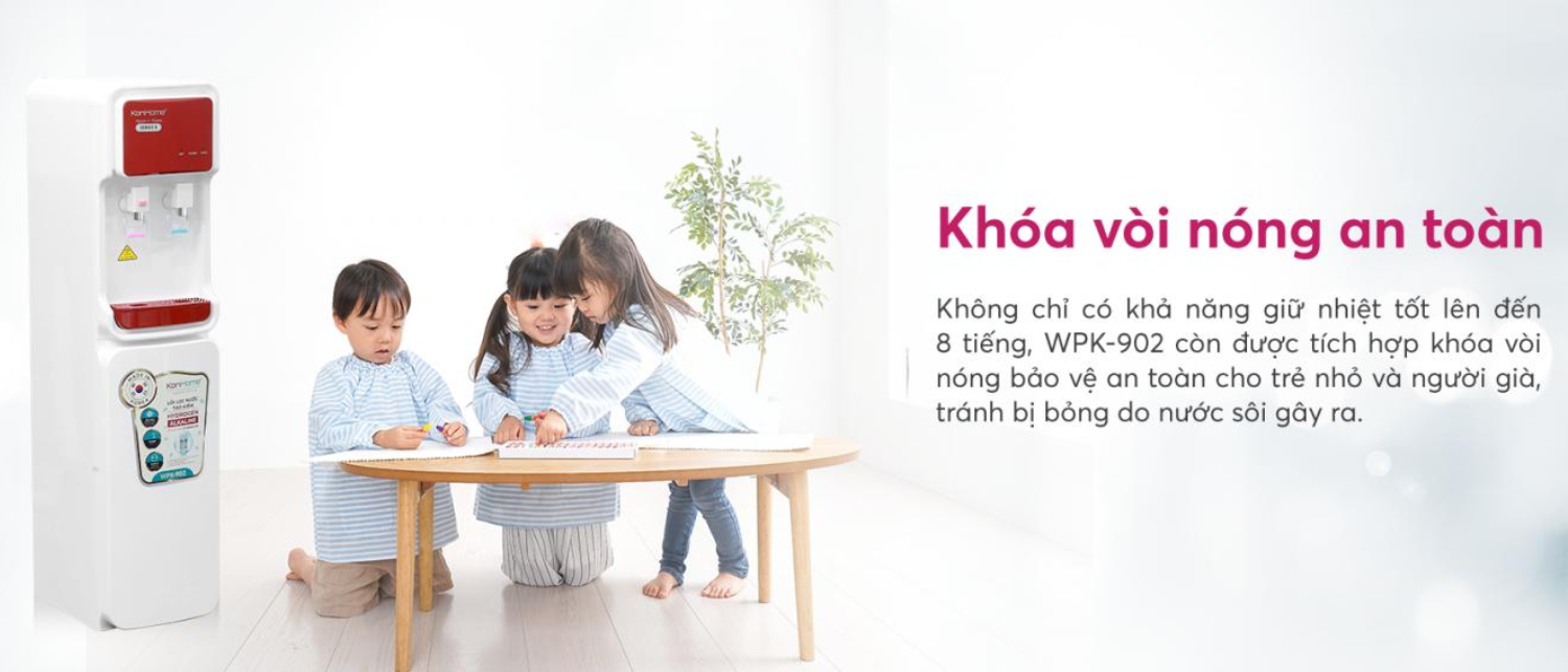 Khoá vòi nóng an toàn cho người già và trẻ nhỏ