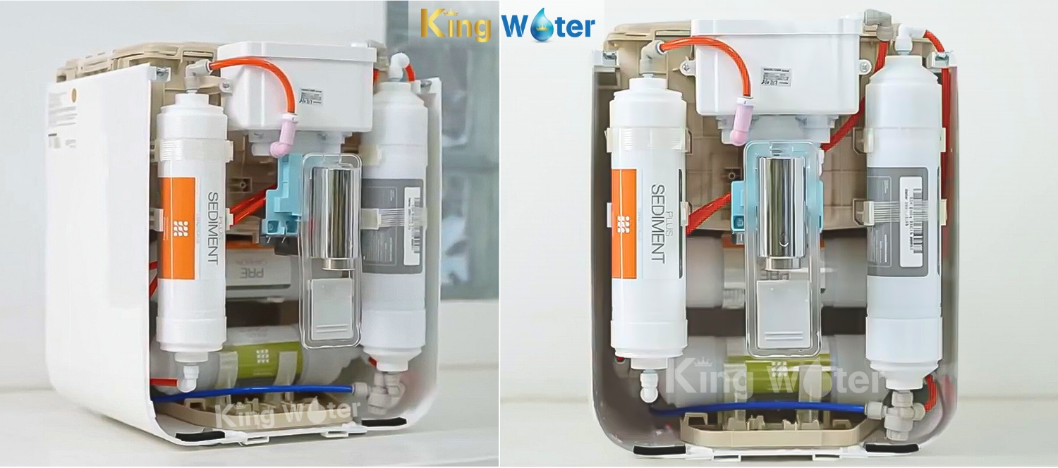 Coway NADI (P-300R) được trang bị hệ thống lọc 5 bước