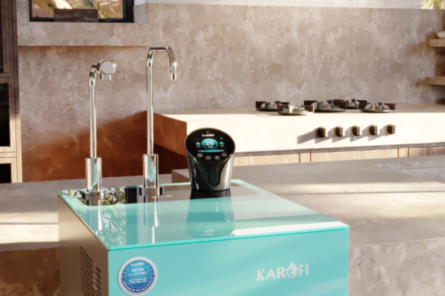 Máy lọc nước Karofi KAD-N91 cung cấp năm chế độ nước thông minh