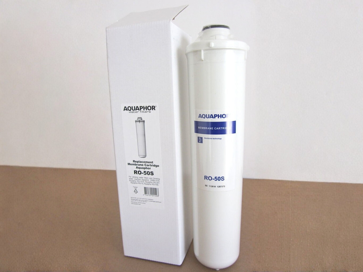 Màng Aquaphor RO-50S có công suất khoảng 180–190 lít/ngày