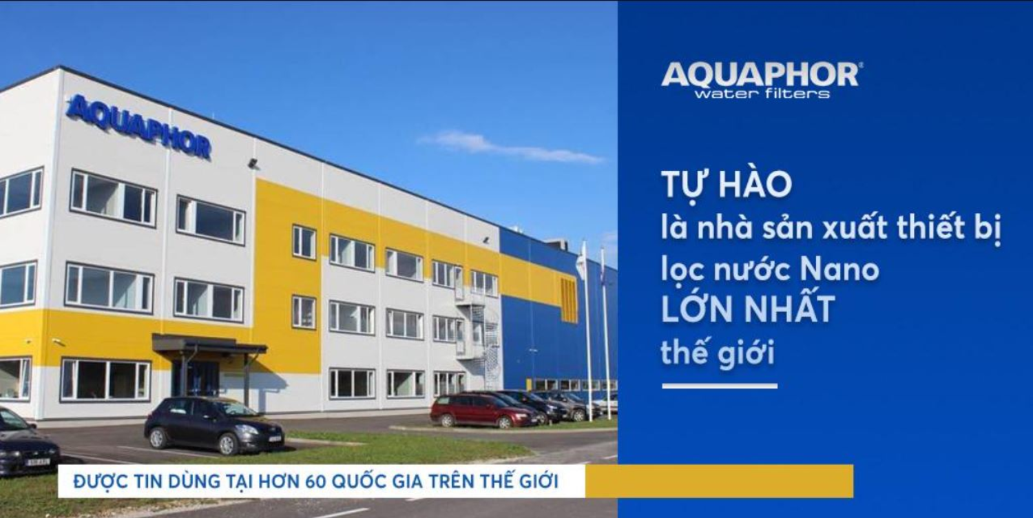 Aquaphor là thương hiệu dẫn đầu toàn cầu về bộ lọc nước gia đình