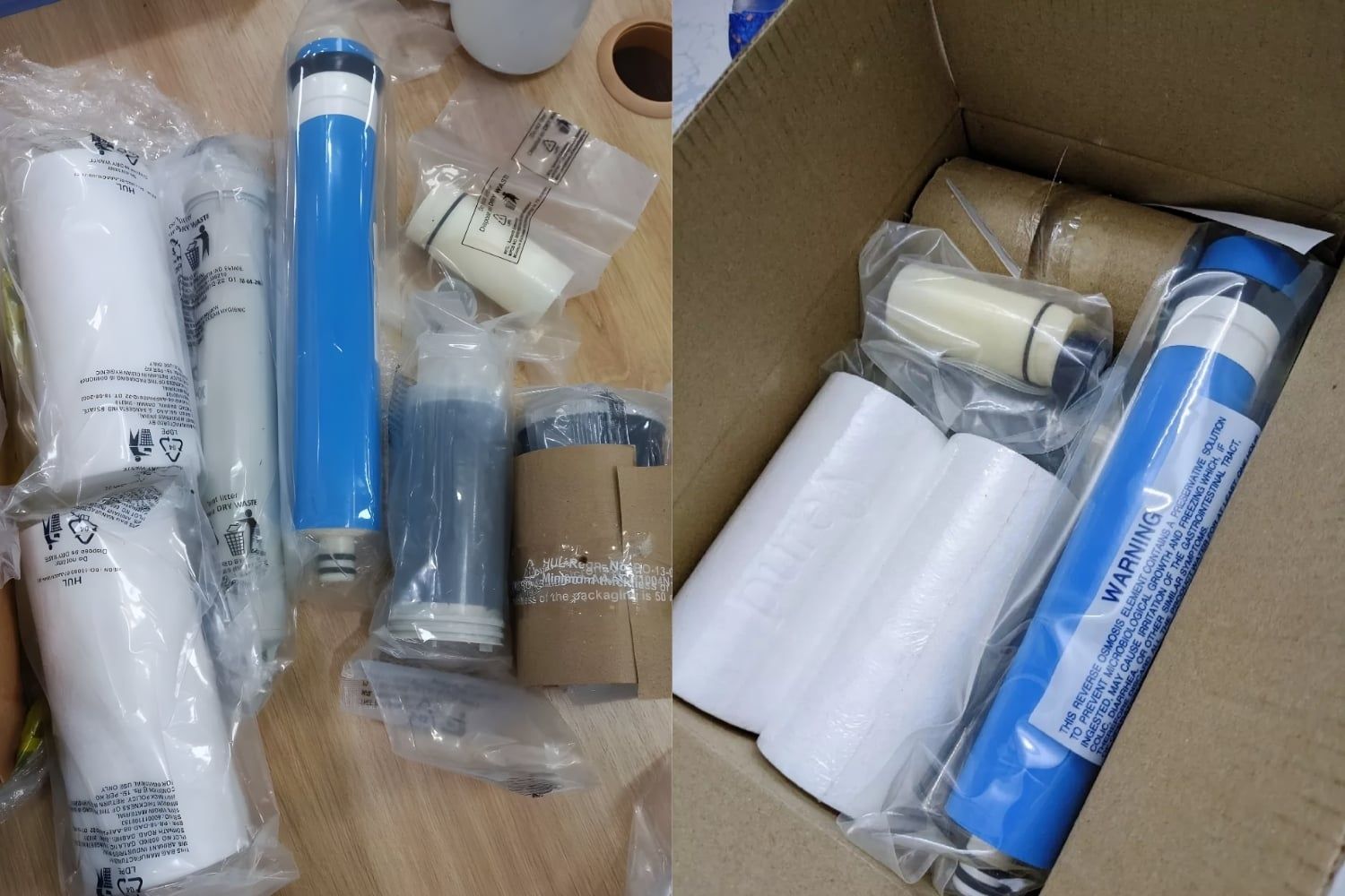 Cần thay thế bộ lọc diệt khuẩn định kỳ để đảm bảo chất lượng nước đầu ra