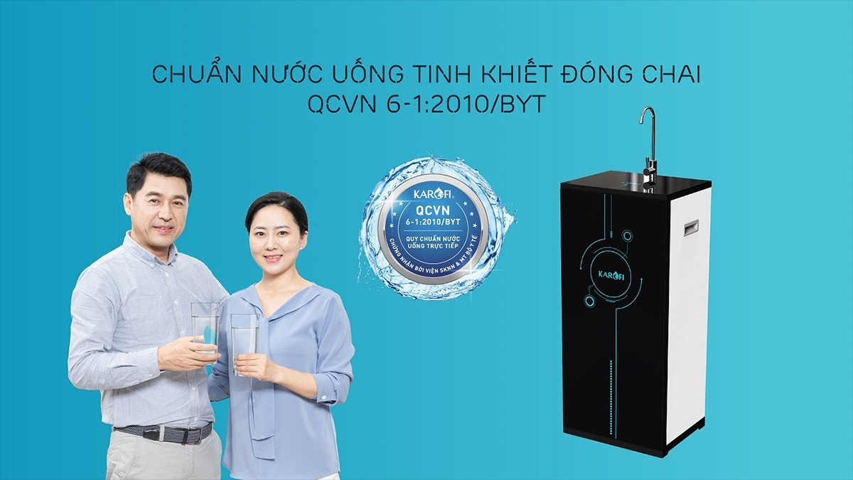 Đạt chuẩn nước uống đóng chai từ Bộ Y tế