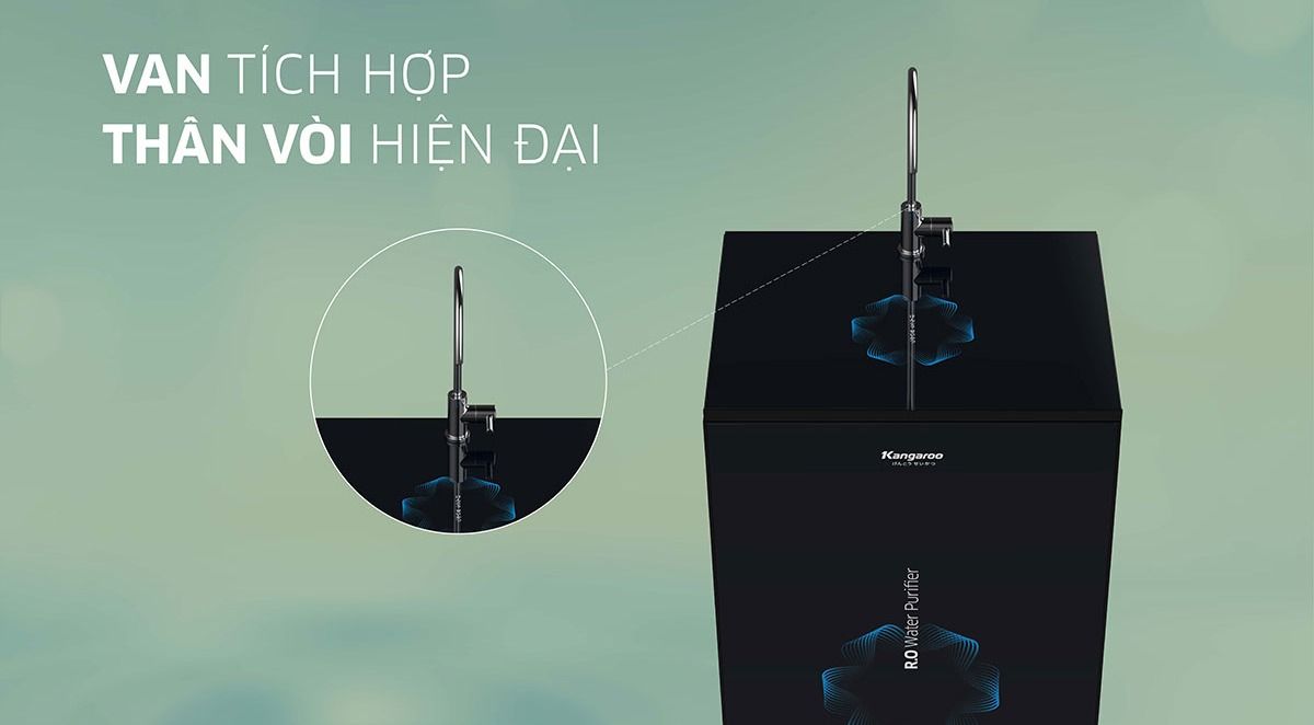 Van tích hợp thân vòi hiện đại – Điều khiển cơ