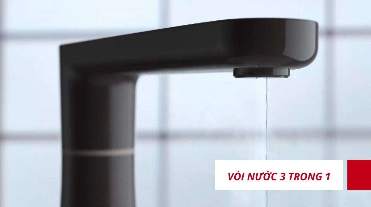 Thuận tiện lấy nước nóng, lạnh và nước thường chỉ từ một vòi duy nhất
