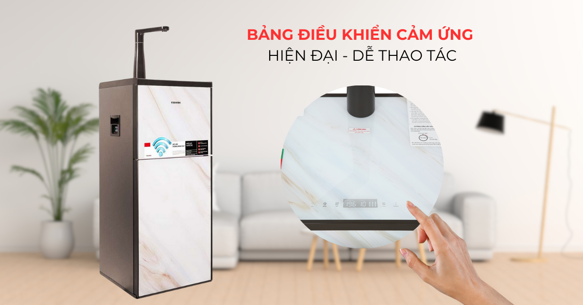 Màn hình cảm ứng hiện đại, dễ thao tác