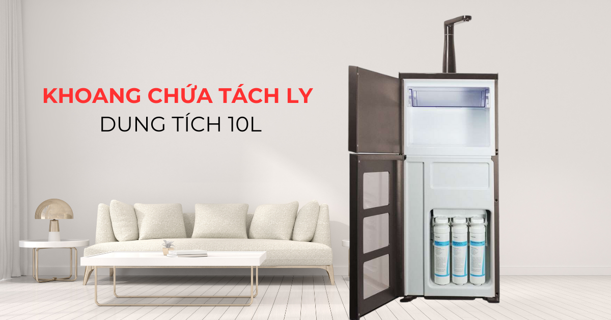 Khoang chứa ly tách dung tích 10L