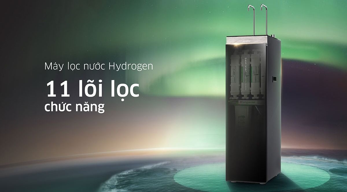 Hệ lõi siêu lọc - 11 lõi: Gấp đôi Hydrogen và Khoáng chất
