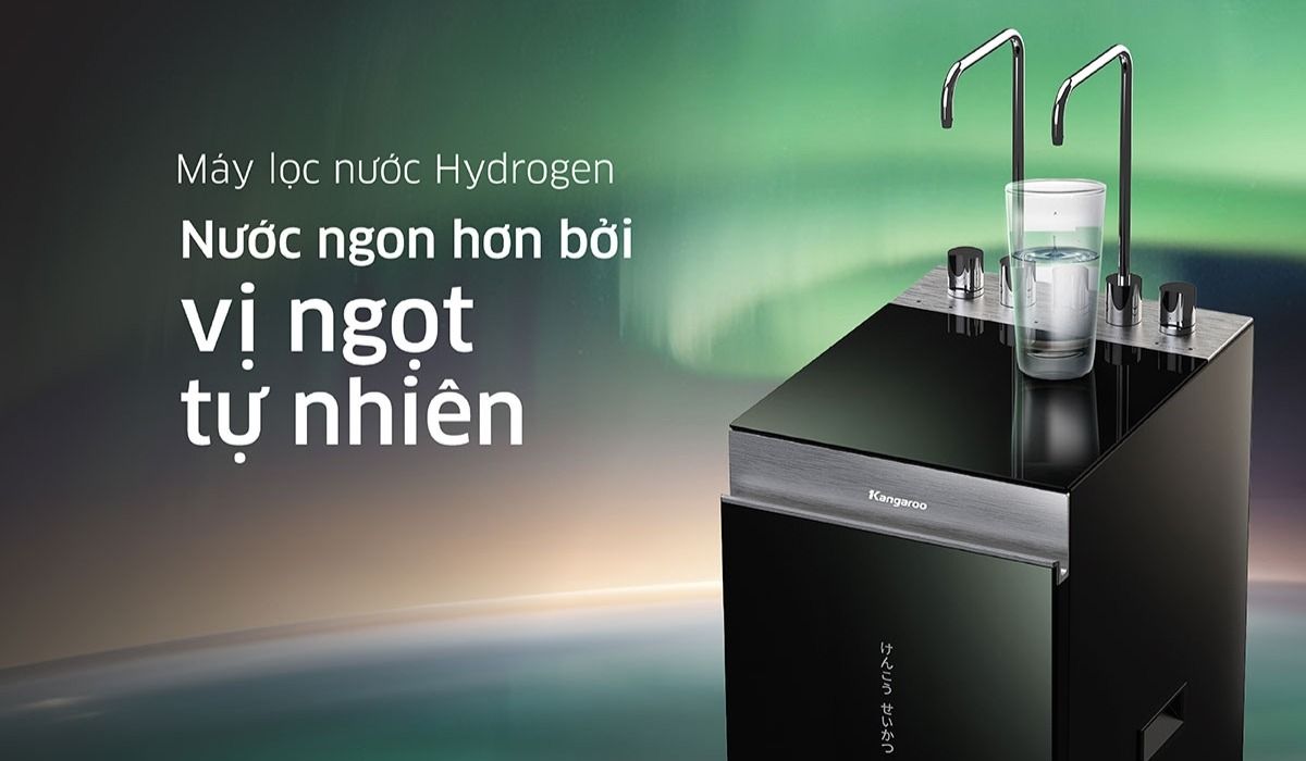 Kangaroo KG11A16 cung cấp 3 chế độ nóng - lạnh - Hydrogen tiện lợi
