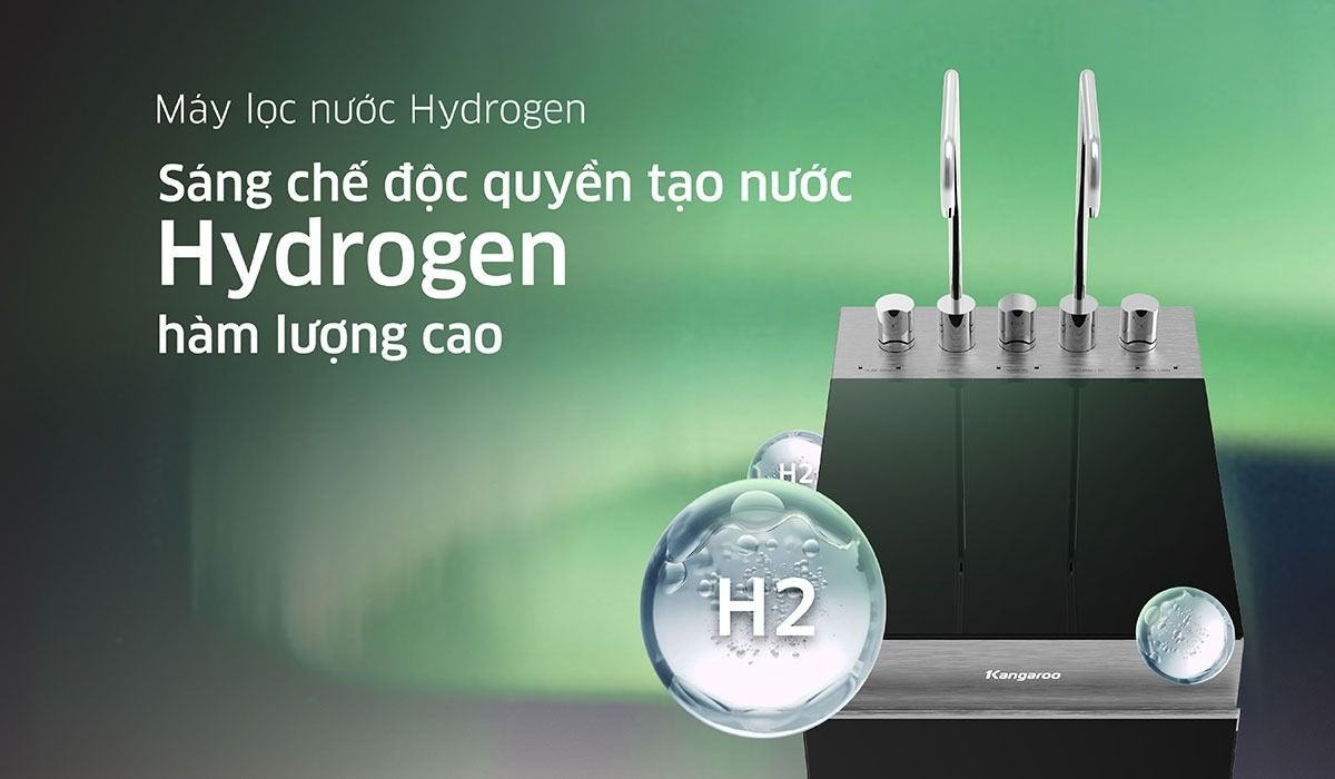 Sáng chế độc quyền nước Hydrogen với hàm lượng cao