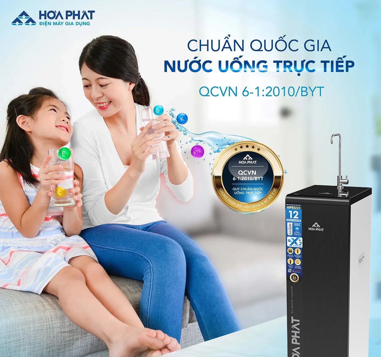 Chuẩn nước uống tinh khiết của Bộ Y tế