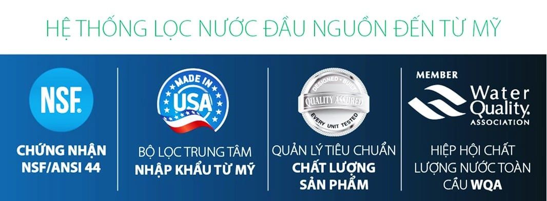 Máy Ao Smith LS03U được chứng nhận NSF/ANSI 44