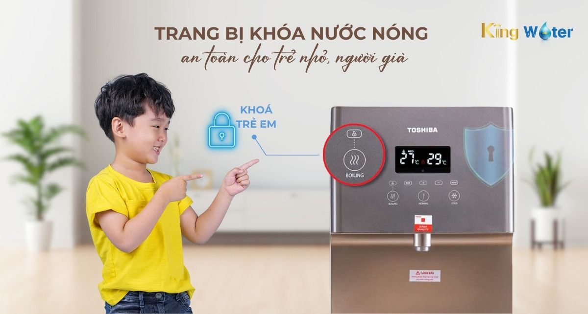 Thiết kế khóa nước nóng an toàn