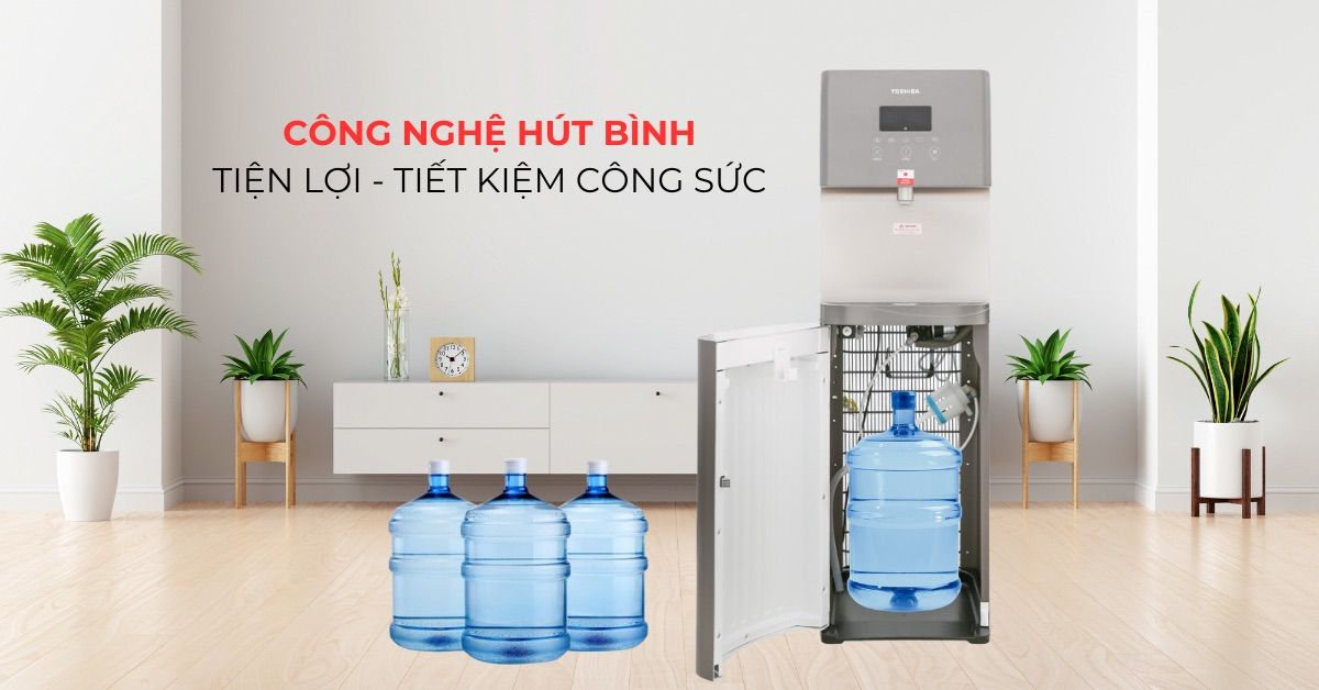 Công nghệ hút bình tiện lợi, tiết kiệm công sức