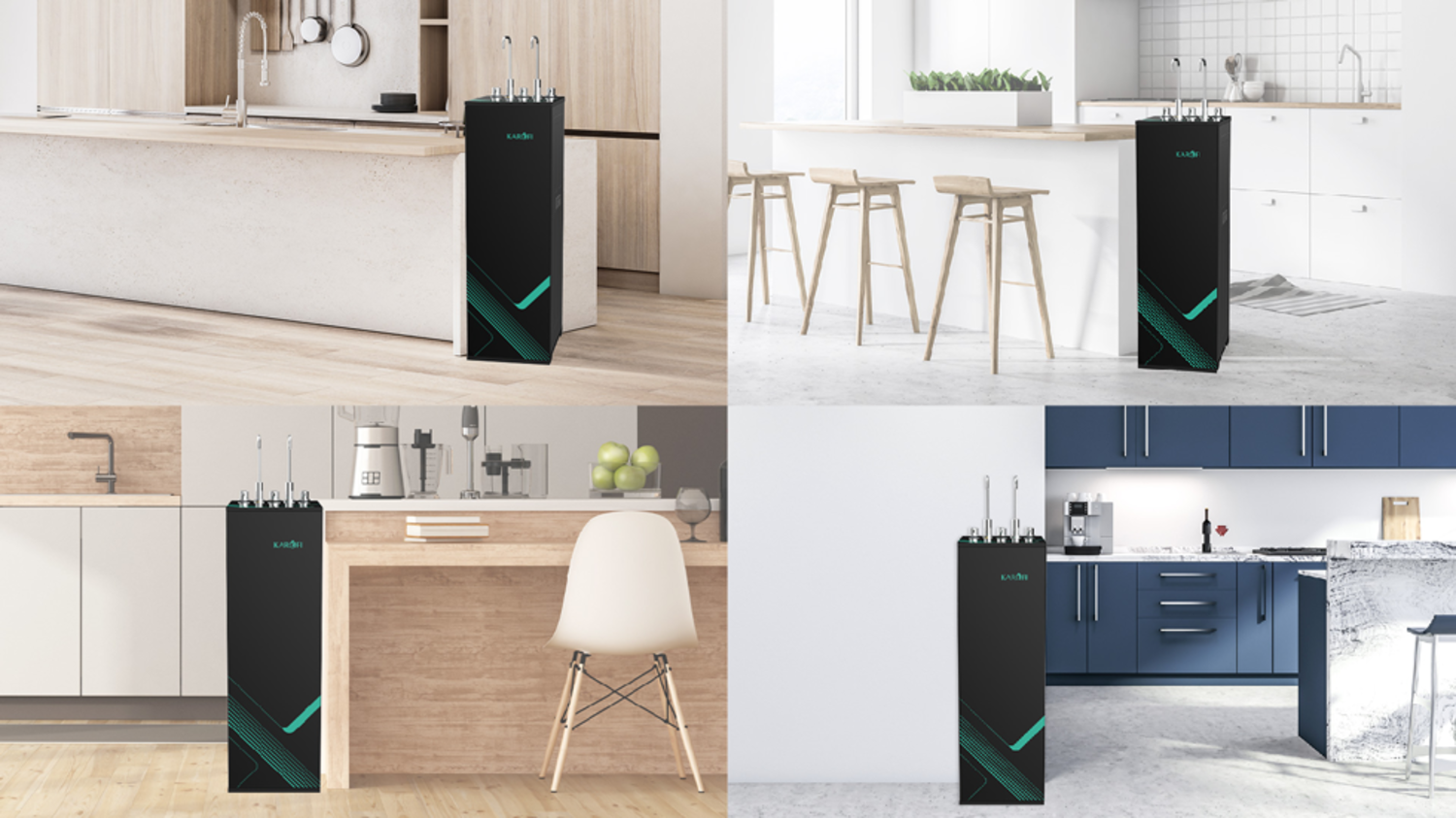 Máy lọc nước nóng lạnh Karofi KAD-M68 phù hợp với mọi không gian