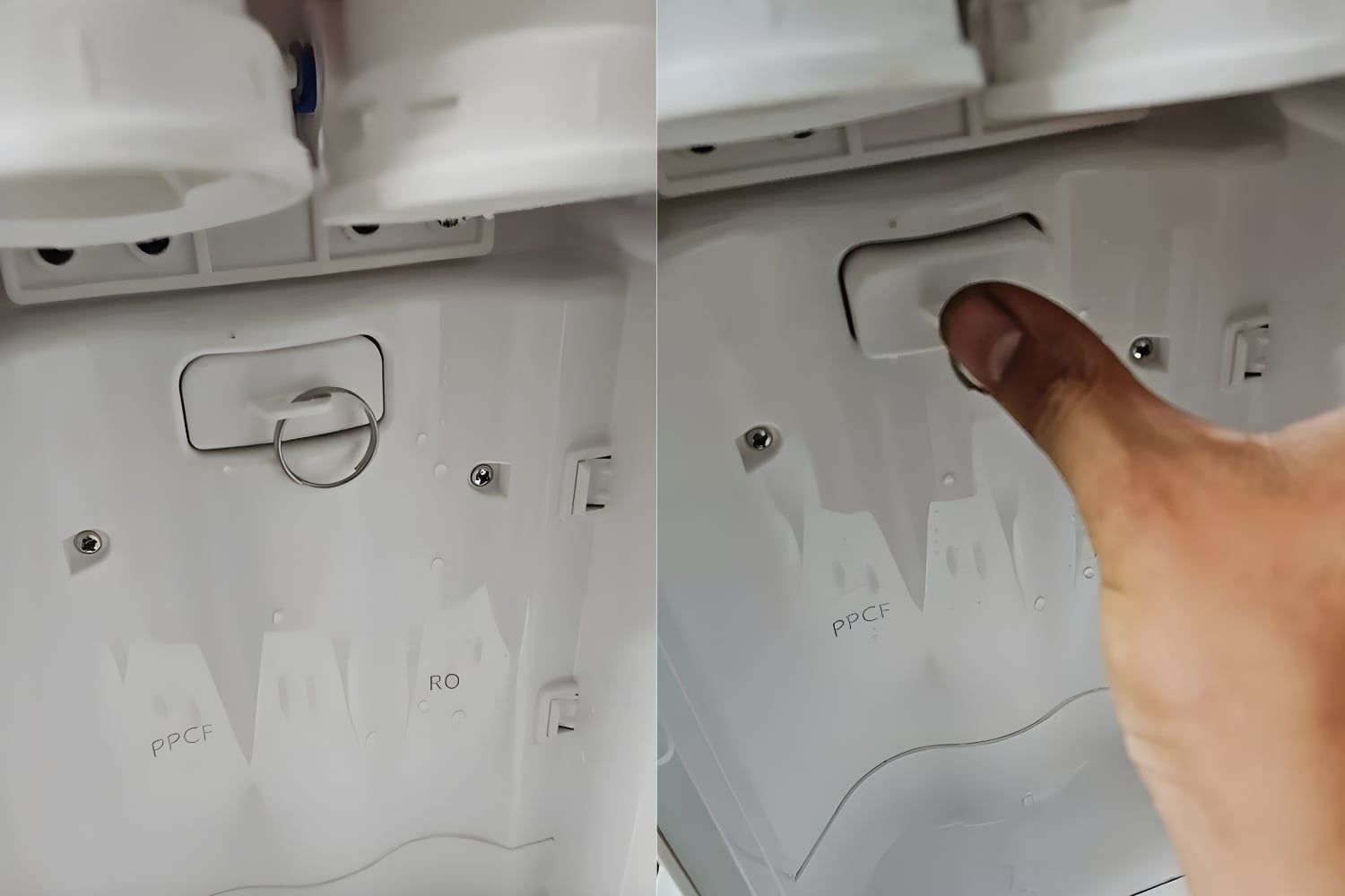 Thao tác thay lõi lọc CF