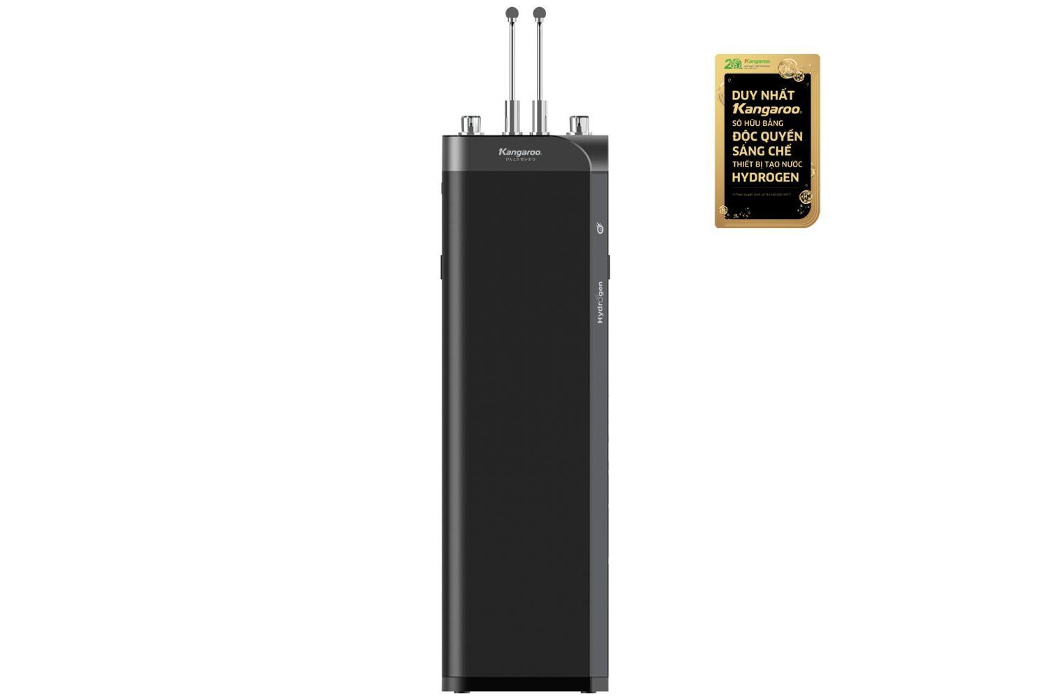 Kangaroo KG100EW2 sử dụng hệ thống điện phân với điện cực Titanium phủ Platinum