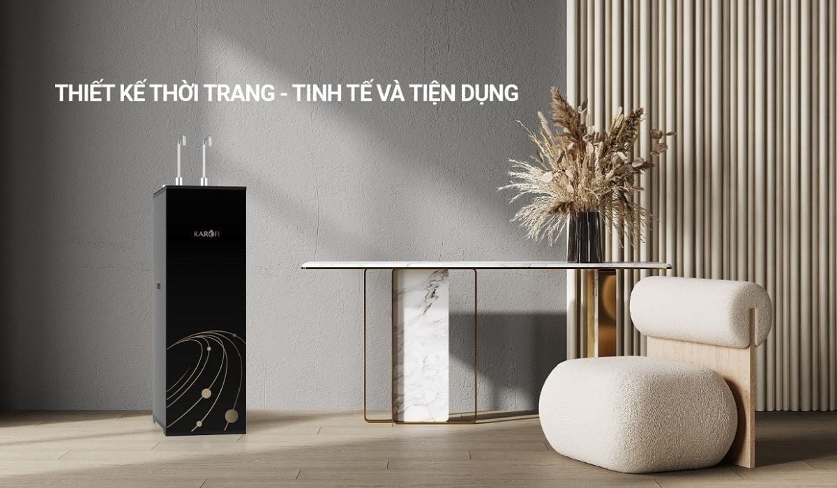 Máy lọc nước Karofi KAH-D15 sở hữu thiết kế thời trang - tinh tế