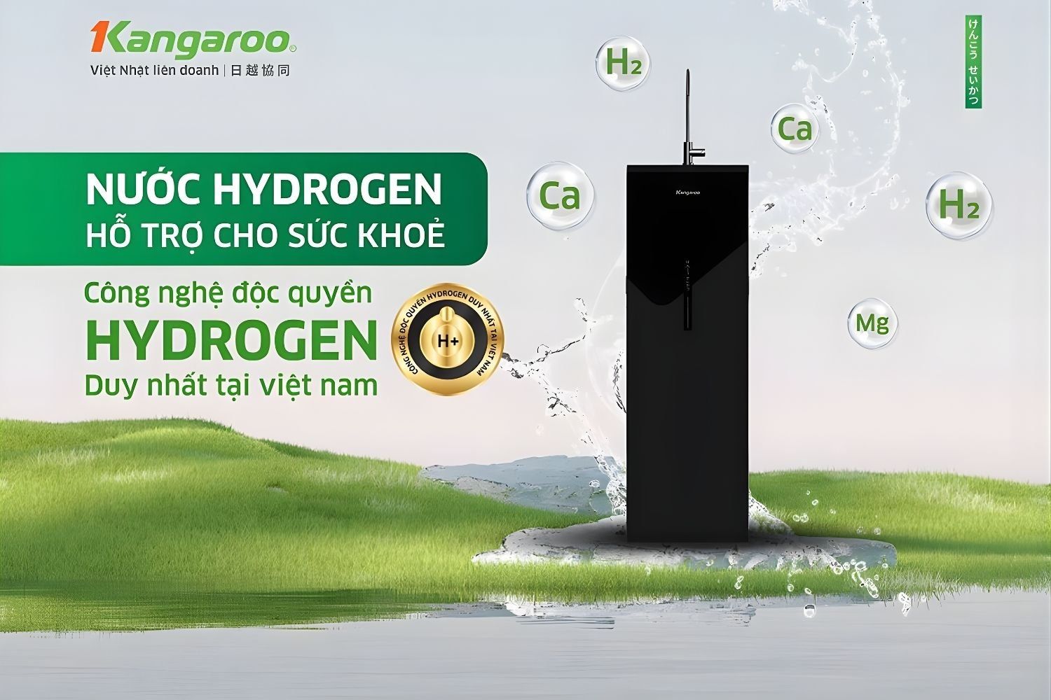 Tạo nước giàu Hydrogen hỗ trợ bảo vệ sức khỏe