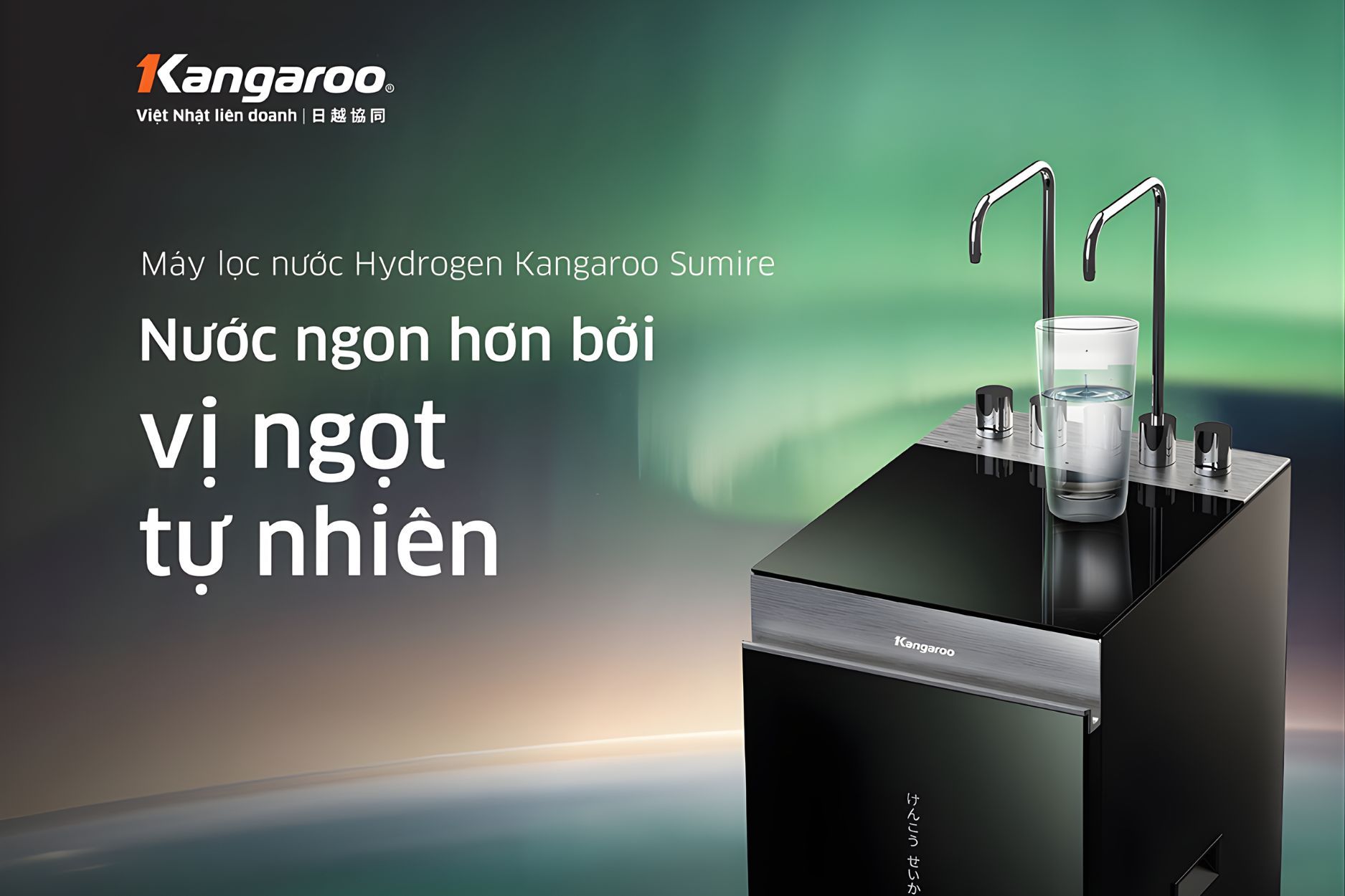 Kangaroo KG12A8 tạo ra nguồn nước với vị ngọt tự nhiên