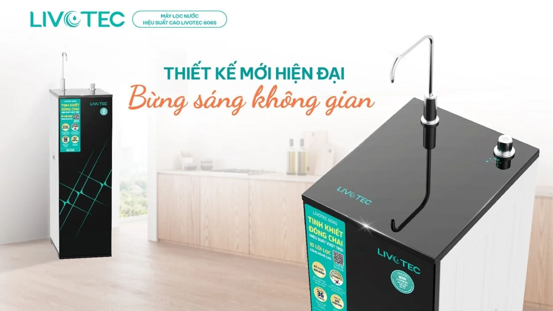 Livotec 606S - Thiết kế mới hiện đại, bừng sáng không gian
