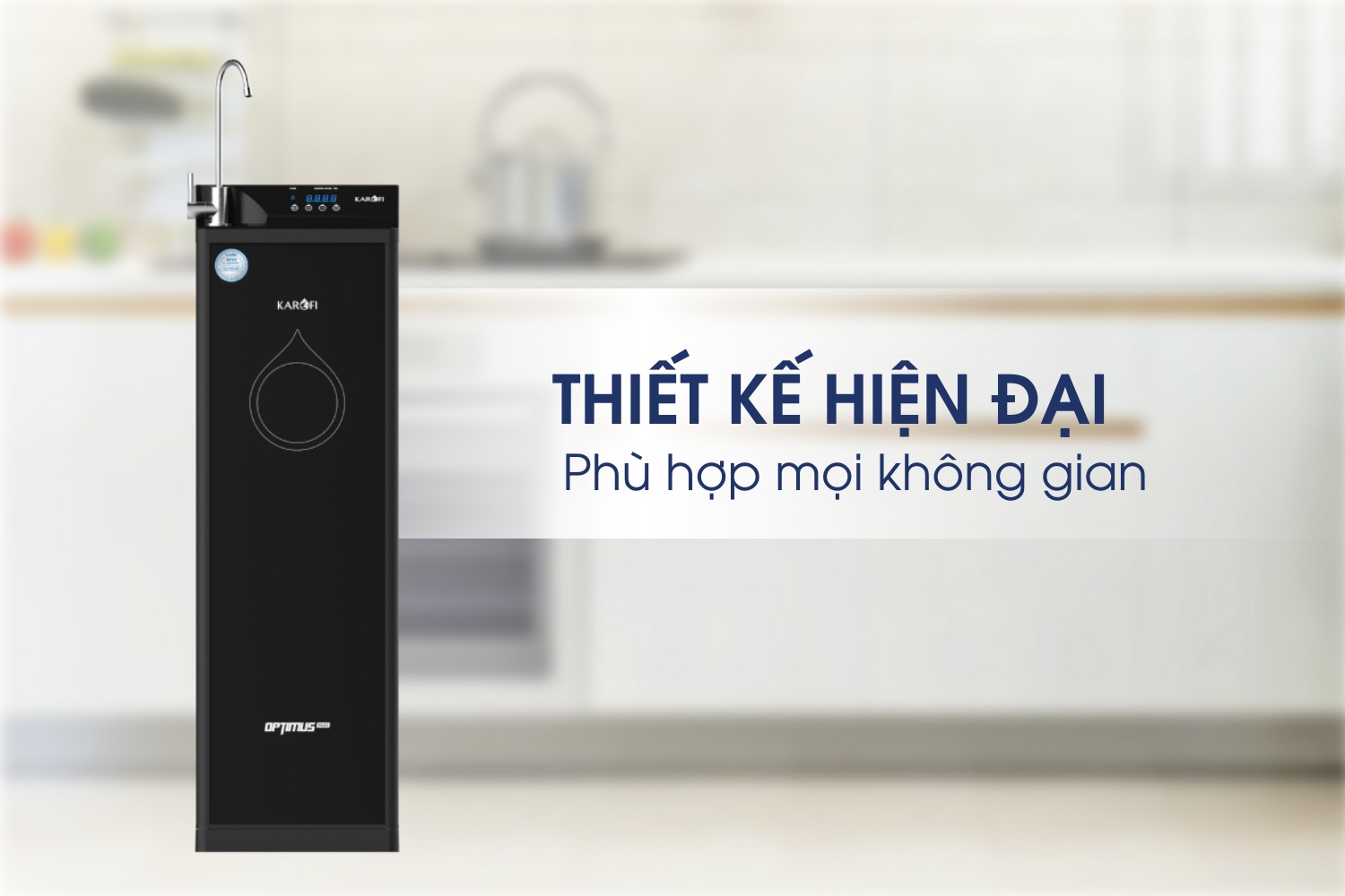 Thiết kế 4.0 của máy lọc nước Optimus Plus O-P1310