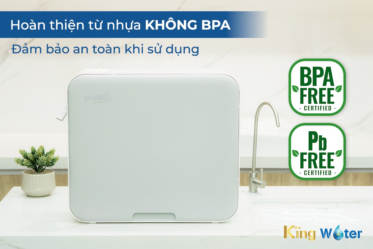 Thân máy UR5640 được hoàn thiện từ nhựa không BPA