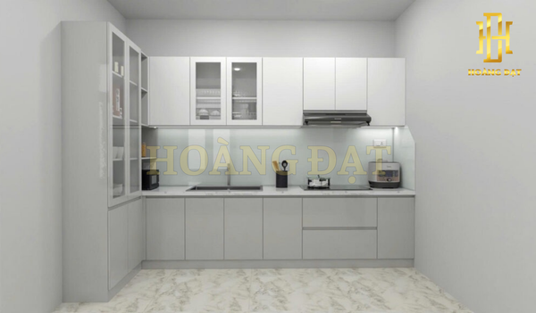 Tủ bếp nhựa cao cấp Hoàng Đạt - TBN003