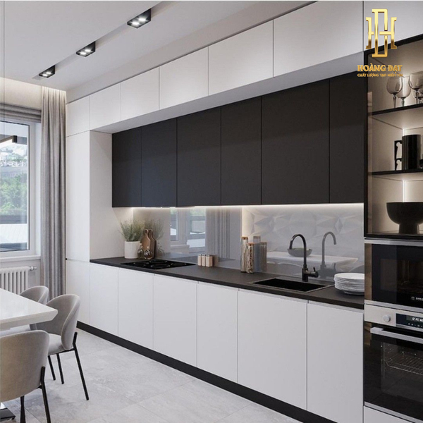 Tủ bếp nhựa cao cấp Hoàng Đạt - TBN018