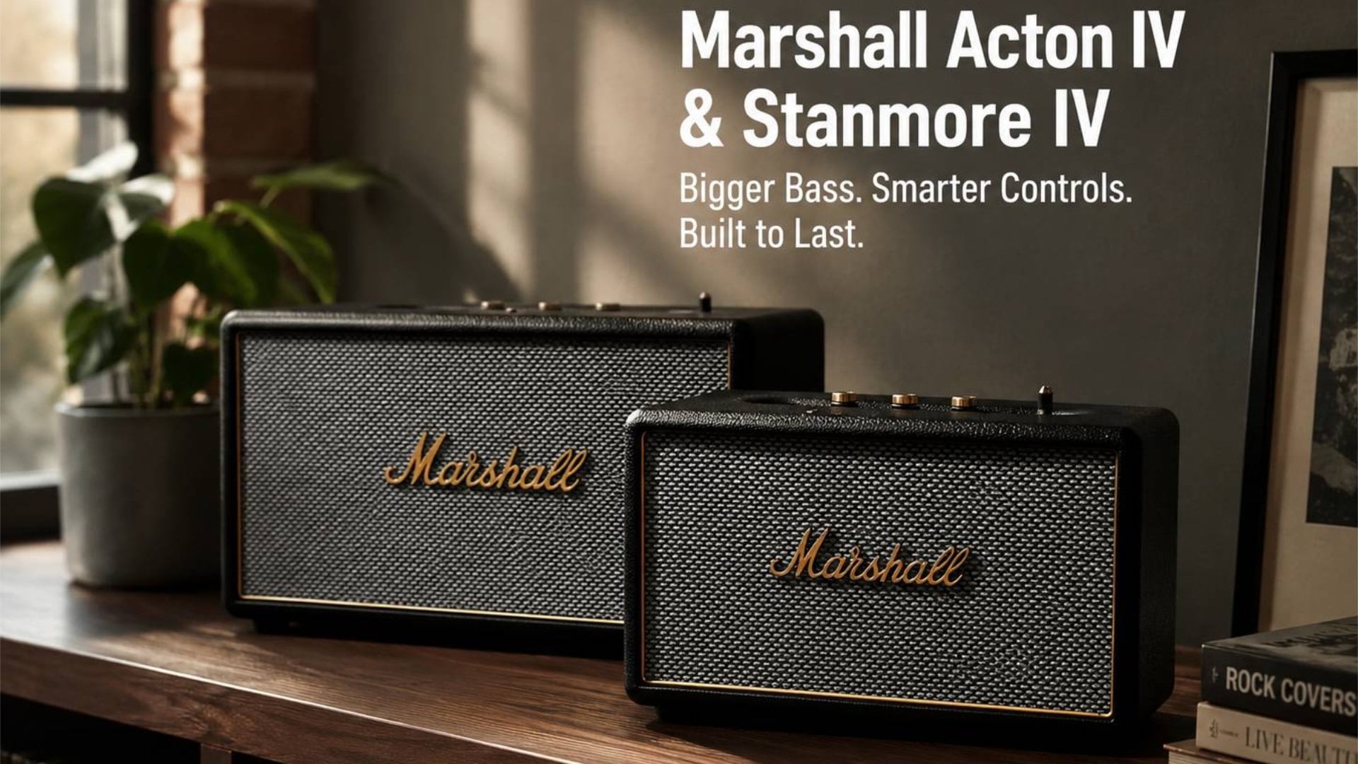 Loa Bluetooth cố định Marshall Acton 4 & Stanmore 4 chính hãng mới nhất