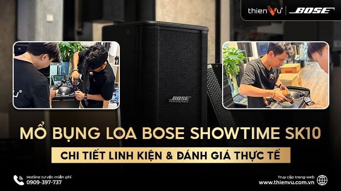 Mổ Bụng Loa Bose Showtime SK10 Chi Tiết Linh Kiện & Đánh Giá Thực Tế
