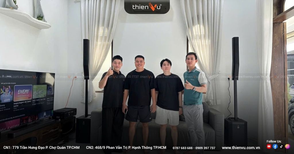 thi-cong-lap-dat-dan-loa-karaoke-electrovoice-evolve-50-chinh-hang