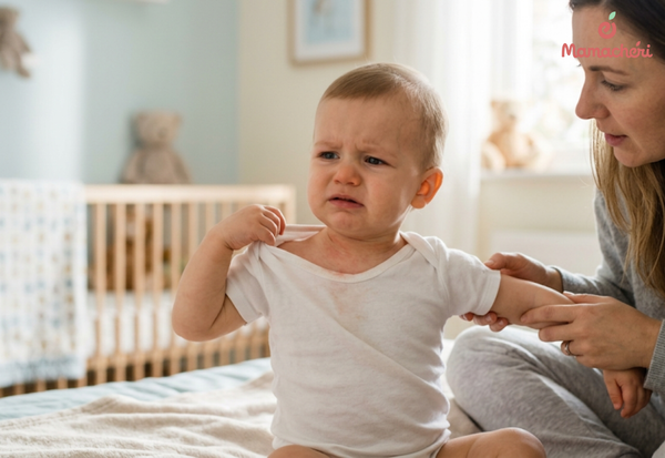 Quan sát cử biểu hiện của con giúp mẹ nhận diện những món đồ không phù hợp sớm nhất.