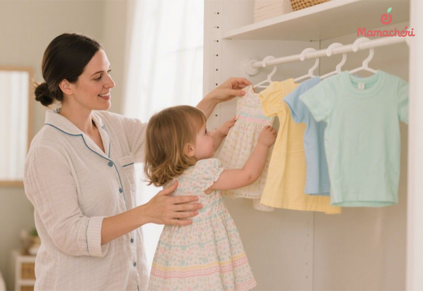 Sự thấu hiểu sở thích hỗ trợ bé đón nhận giờ thay đồ một cách tự nhiên nhất.