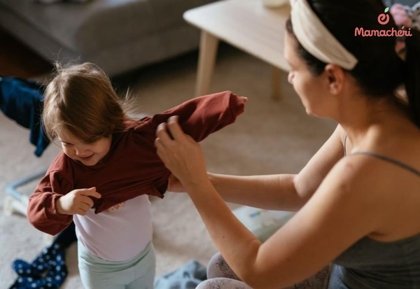 Lựa chọn đúng quần áo là chìa khóa giải quyết sự chống đối của bé một cách hiệu quả.