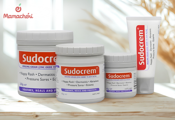 Hũ kem chống hăm Sudocrem chuyên dụng cho các vùng da bị mẩn đỏ.
