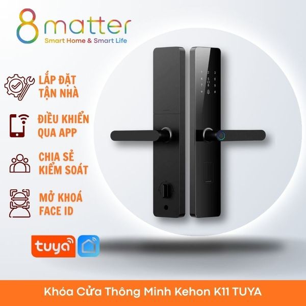 Khóa Cửa Thông Minh Kehon K11 TUYA - 8Matter - SmartHome