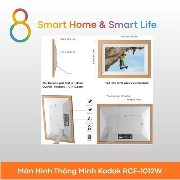 Màn Hình Thông Minh Kodak RCF-1012W - 8Matter - SmartHome