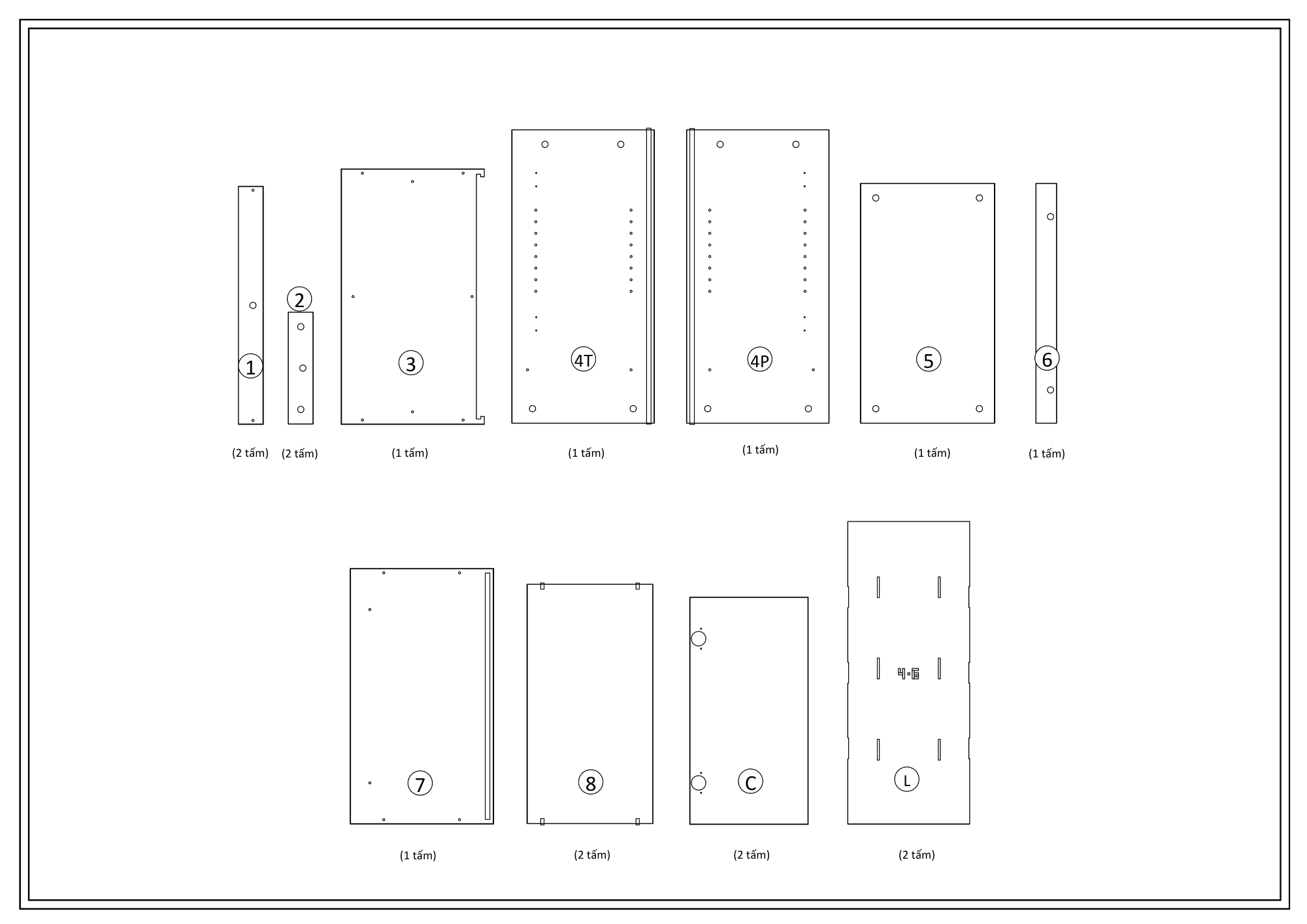 Hướng Dẫn Lắp Ráp Tủ Giày FS54 FIVO Ngang 60 cm, Cao 80cm