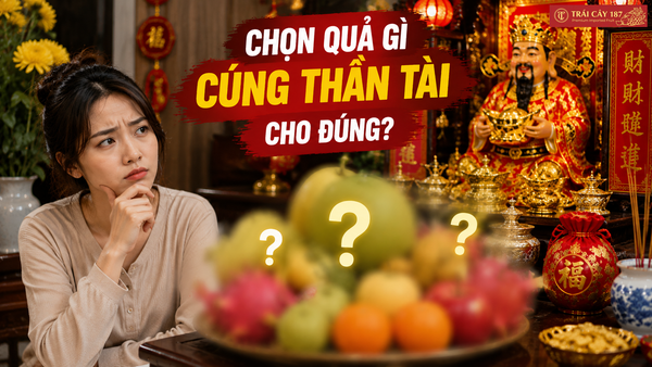 Chọn trái cây gì cúng thần tài cho đúng