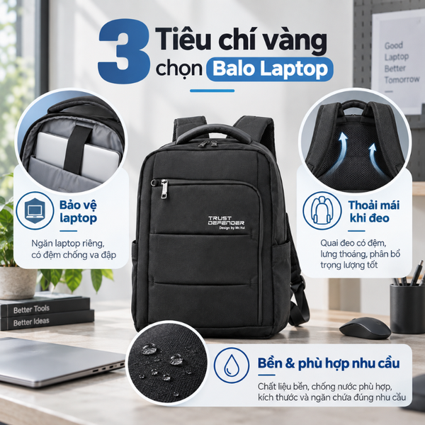 các hãng balo laptop nổi tiếng