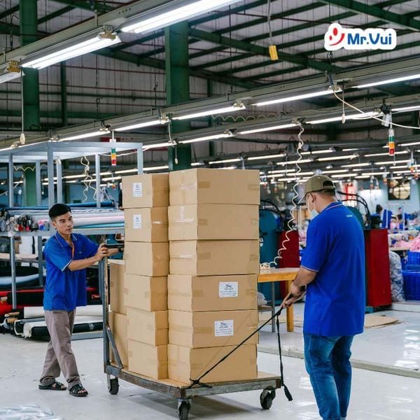 quy trình kiểm tra chất lượng balo
