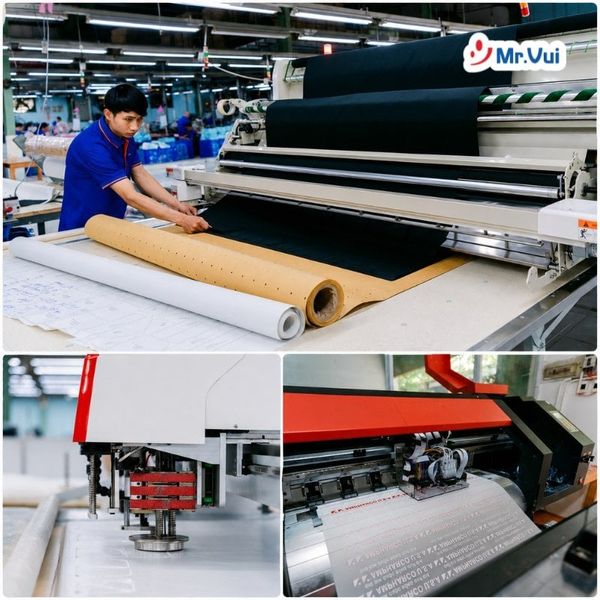Mr. Vui sở hữu công nghệ may hiện đại giúp tăng chất lượng sản phẩm