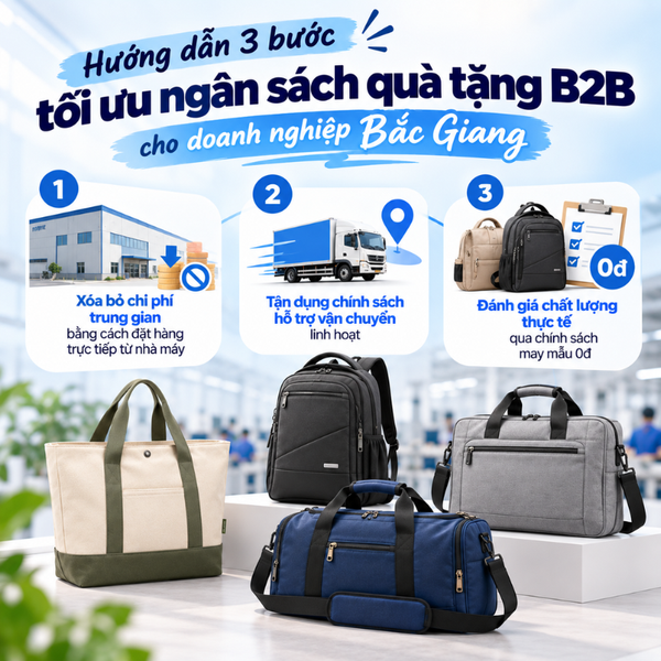 xưởng may balo túi xách Bắc Giang