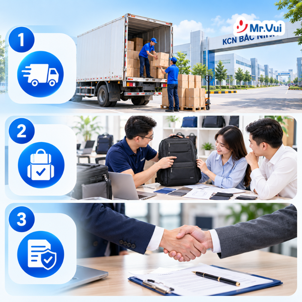 xưởng may balo túi xách Bắc Ninh