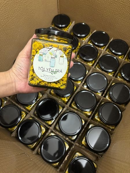 cúc chi đóng hũ quà tặng phụ nữ thích uống trà